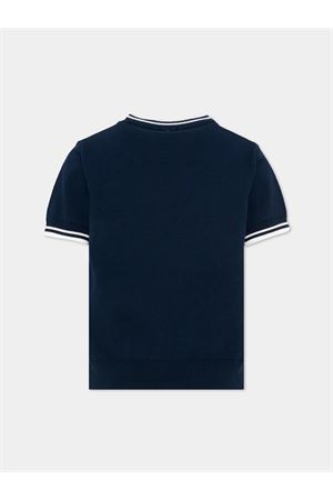 Maglia blu per bambino con logo FAY KIDS | FY9P21Z3668618